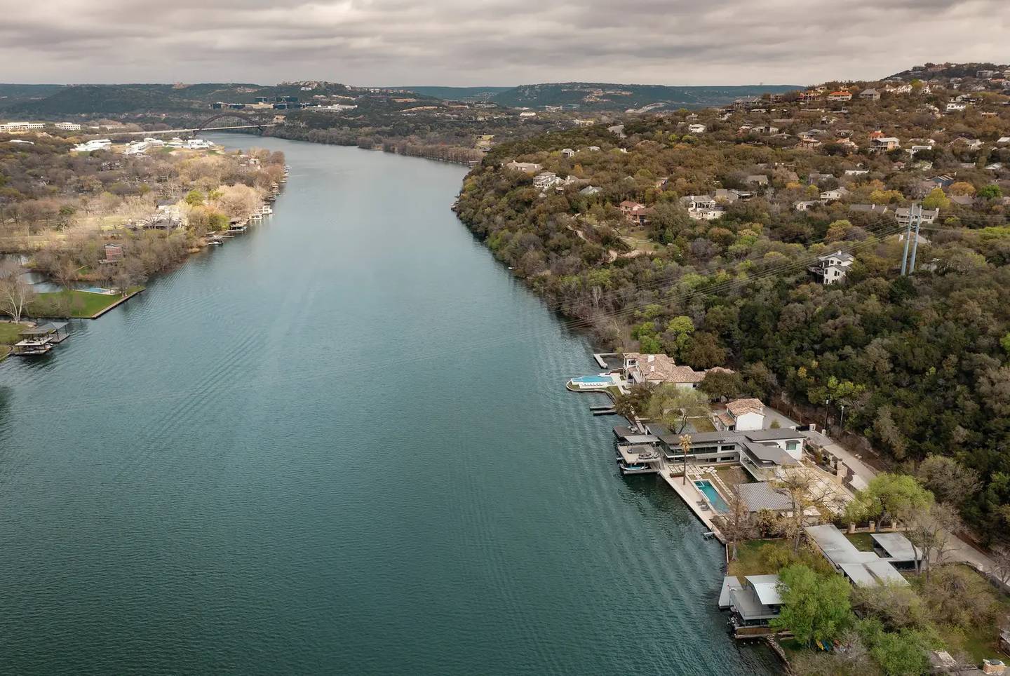 Brian Reese’s waterfront home on the Colorado River in West Austin.